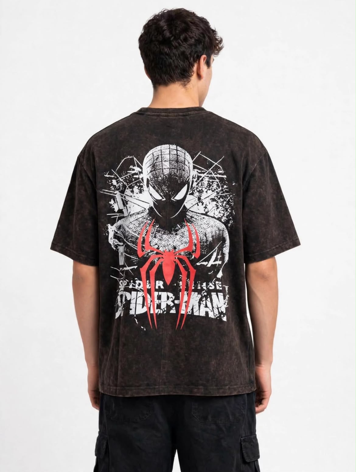 Chahuta Acid Wash Half Sleeve Tee | Chapter 01