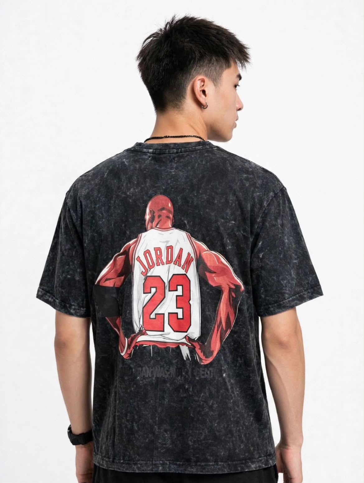 Acid Wash Half Sleeve Tee | Chapter 01