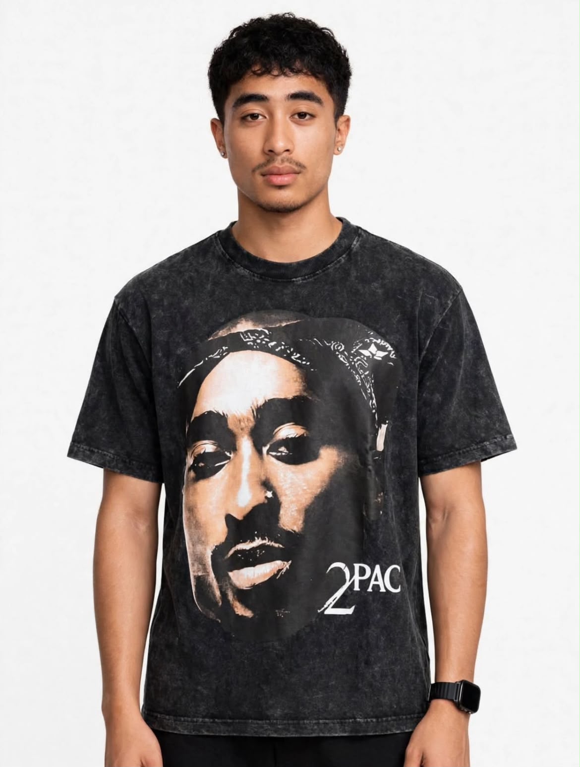 Acid Wash Half Sleeve Tee | Chapter 01